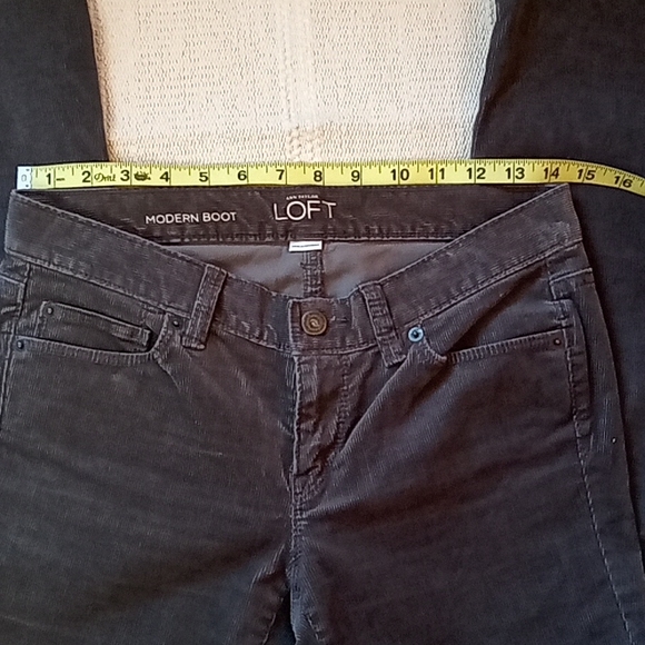 Gray corduroy Ann Taylor loft - Picture 6 of 6
